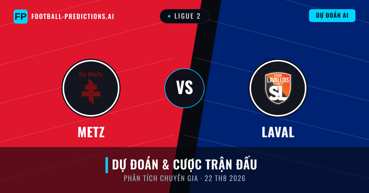 Metz vs Laval — dự đoán và xem trước trận đấu