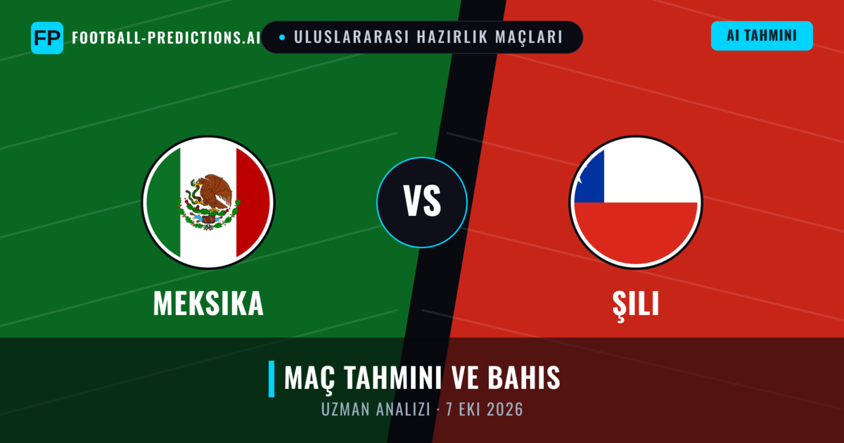 Meksika - Şili — maç tahmini ve önizleme