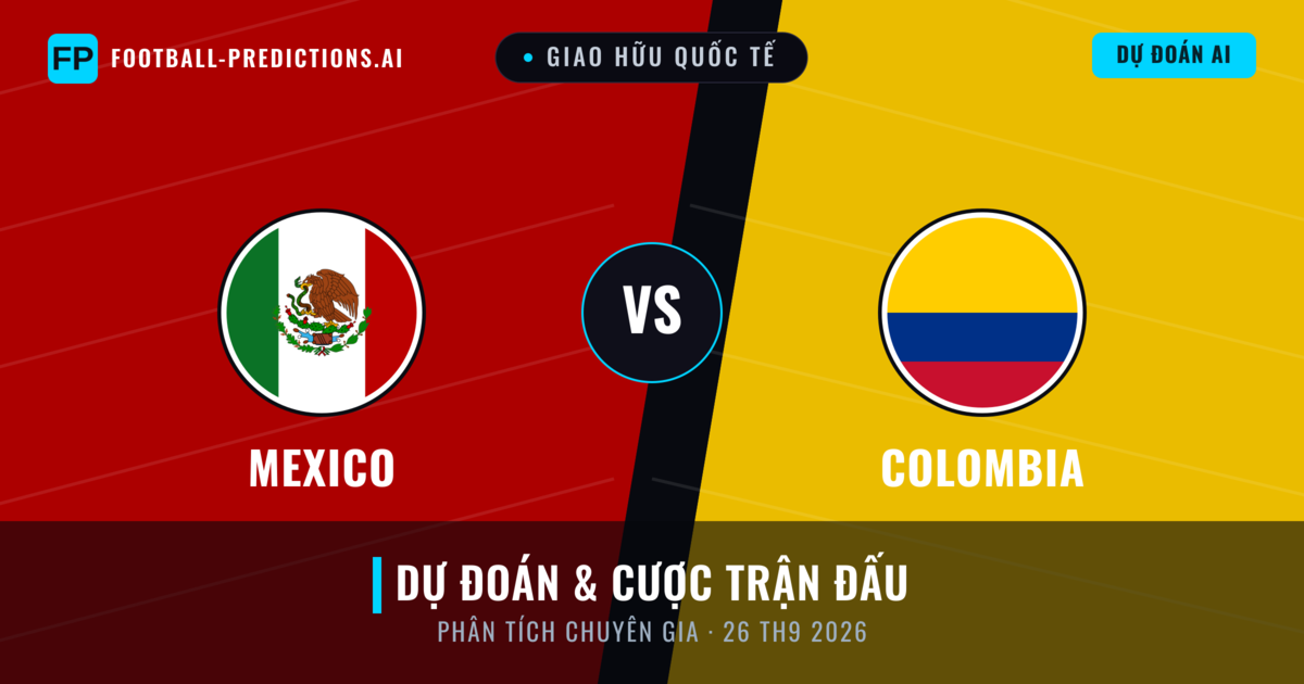 Mexico vs Colombia — dự đoán và xem trước trận đấu