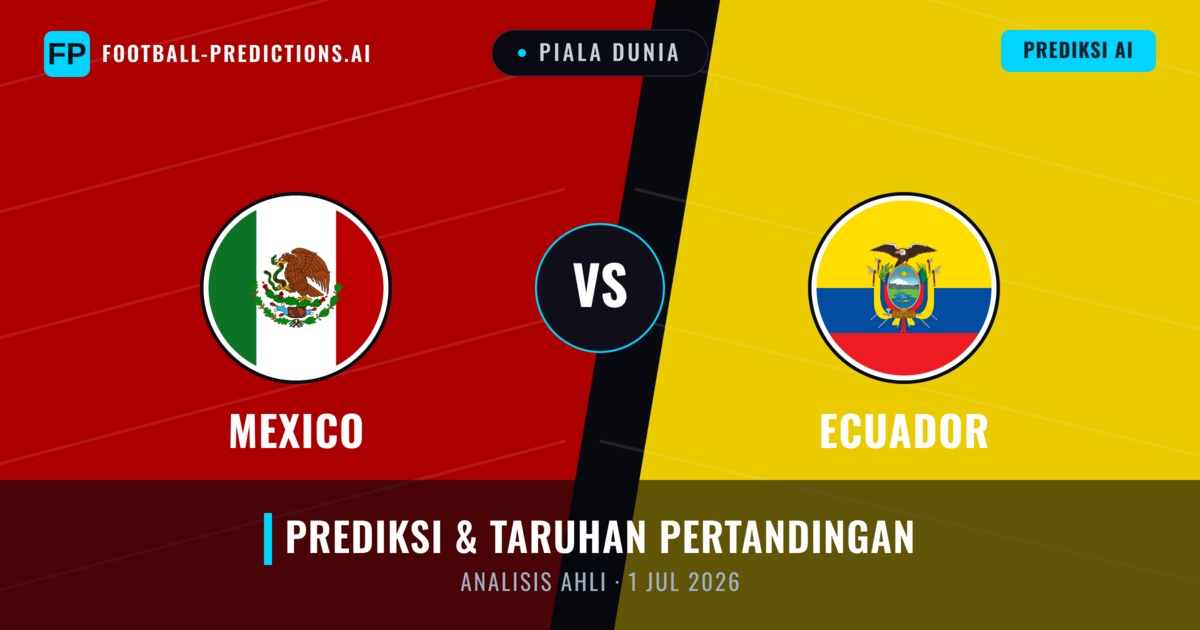 Meksiko vs Ekuador — prediksi dan pratinjau pertandingan