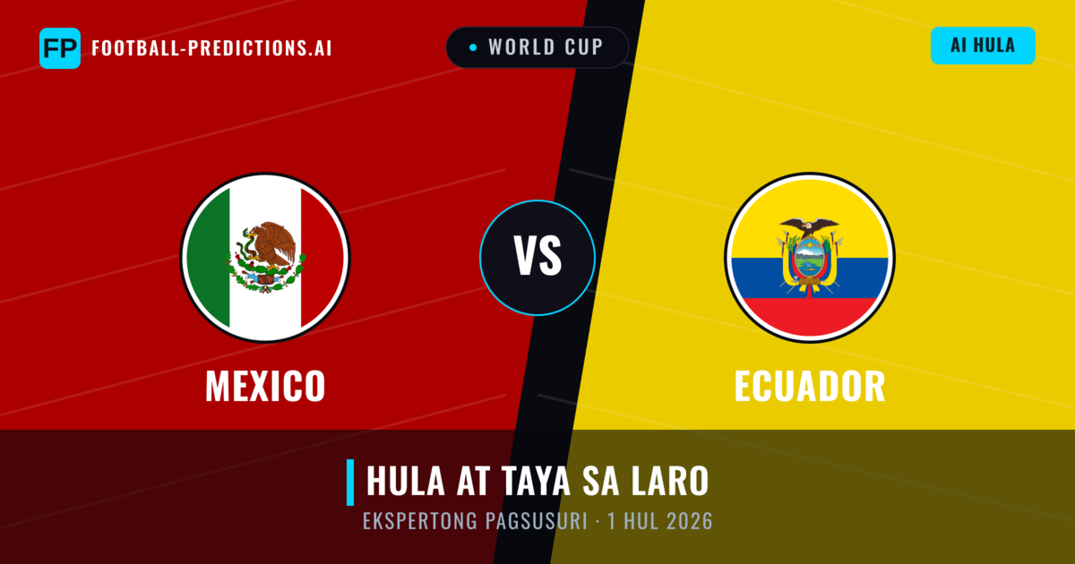 Mexico vs Ecuador β hula at preview ng laban