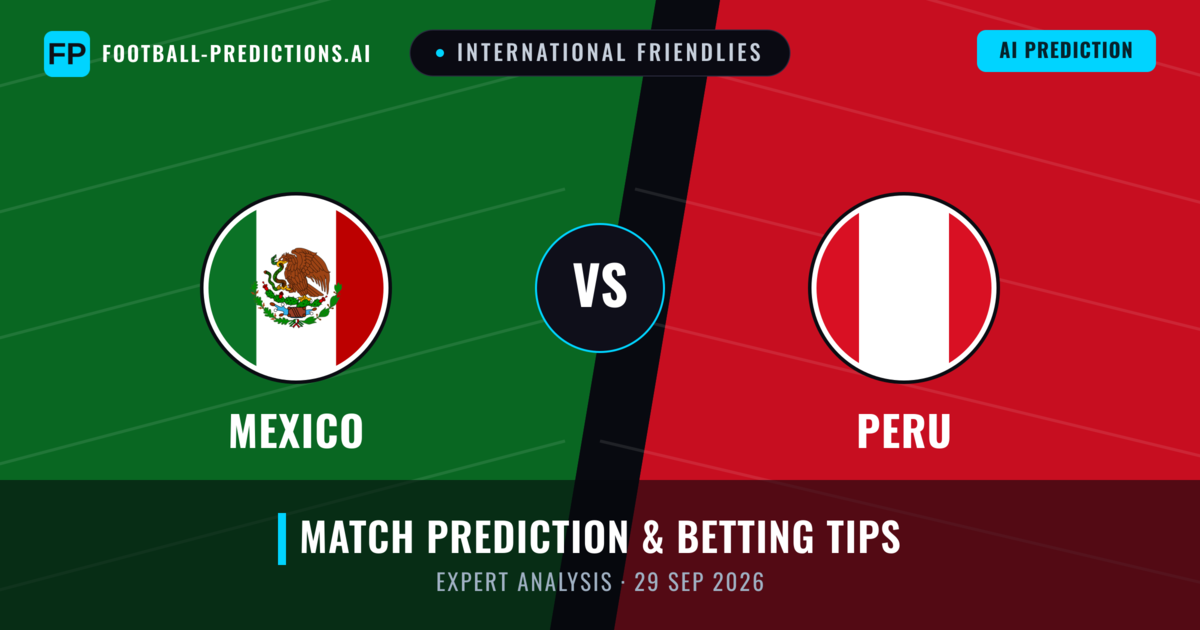 Mexico vs Peru — match prediction & preview