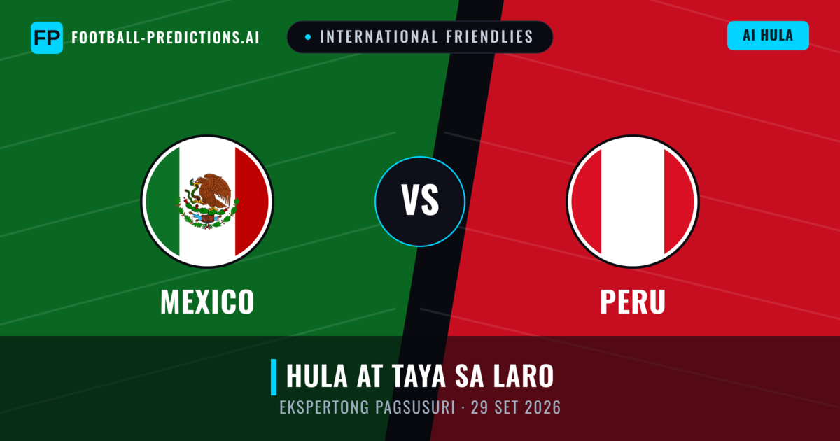 Mexico vs Peru — hula at preview ng laban