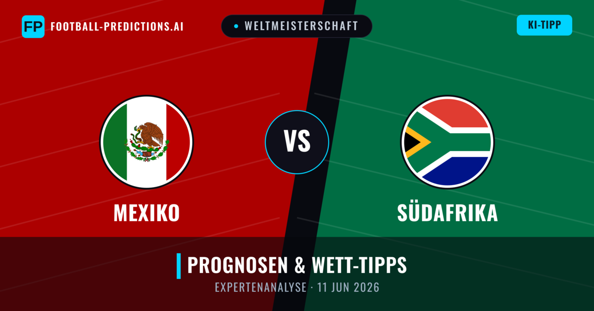 Mexiko vs Südafrika — Prognose und Spielvorschau