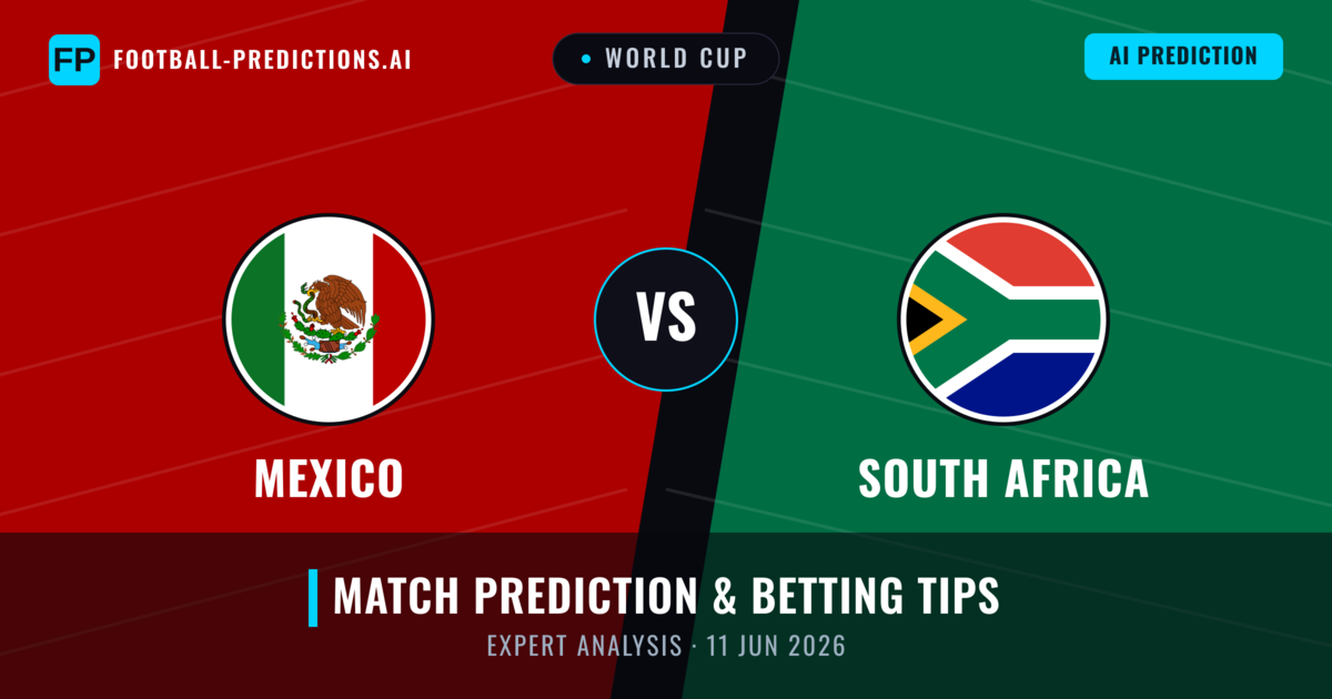 Mexico vs South Africa — match prediction & preview