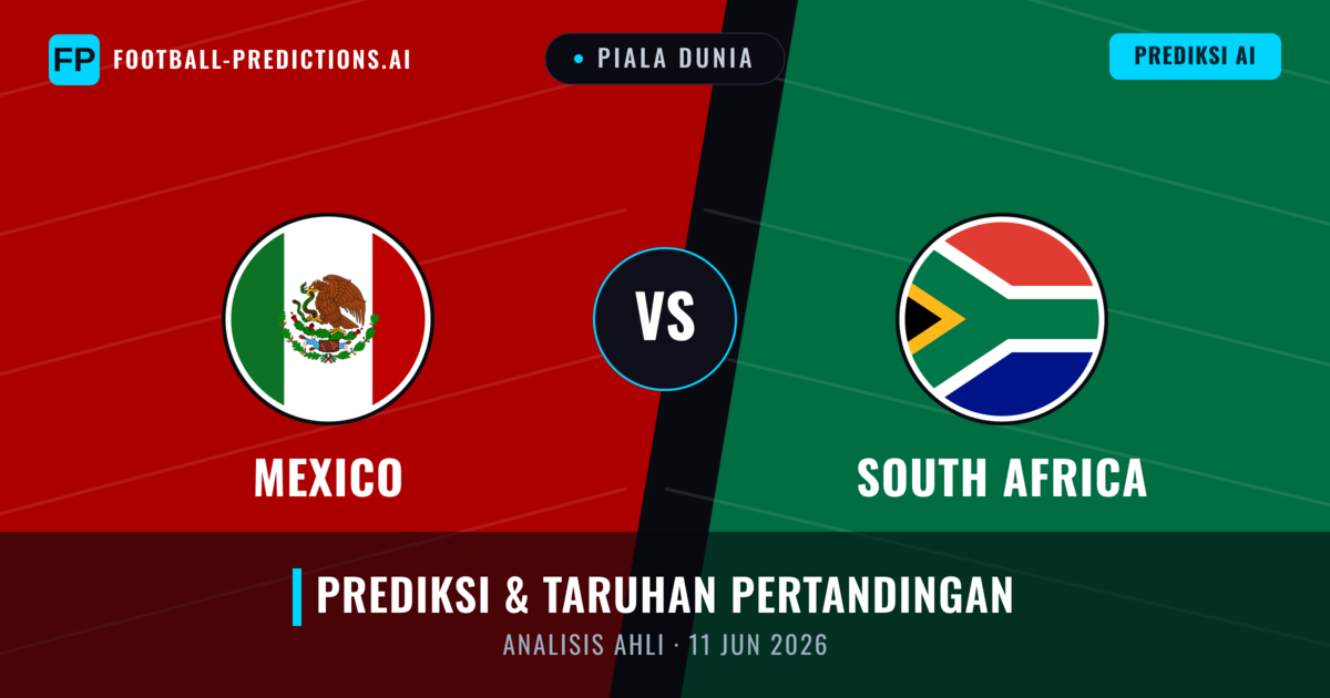 Meksiko vs South Africa — prediksi dan pratinjau pertandingan