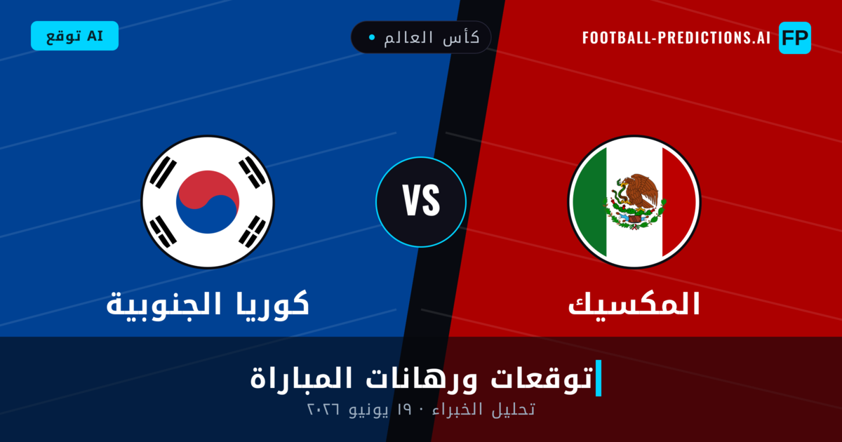 المكسيك ضد كوريا الجنوبية — توقعات ومعاينة المباراة