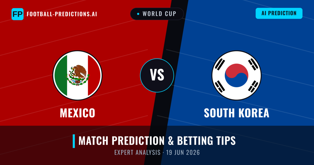 Mexico vs South Korea — match prediction & preview
