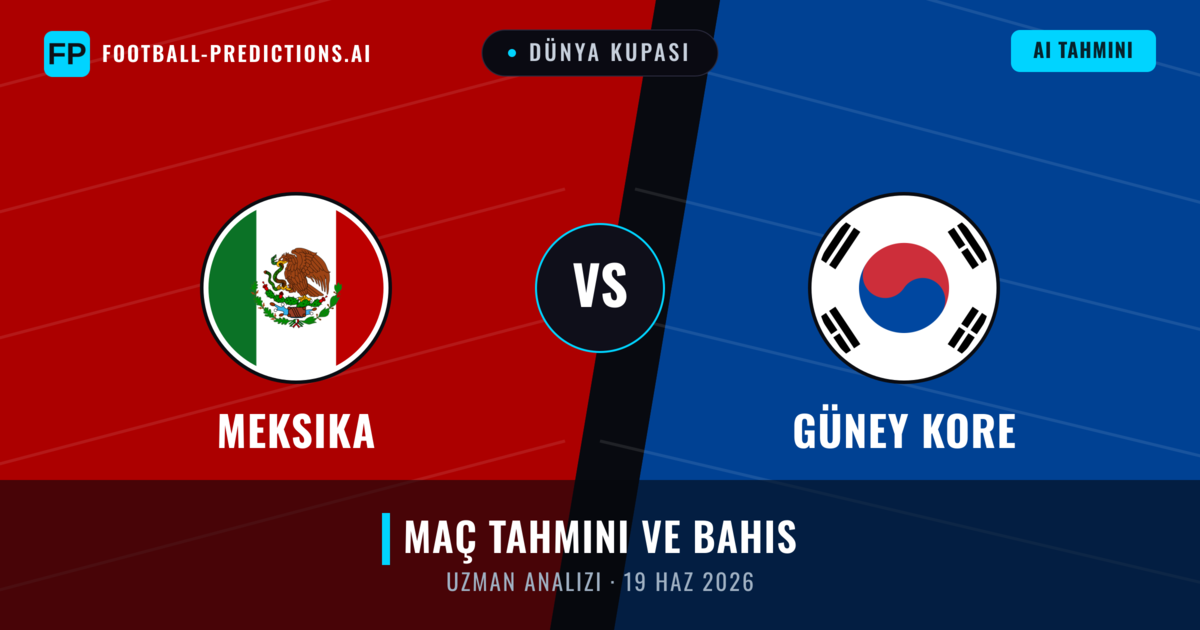 Meksika - Güney Kore — maç tahmini ve önizleme
