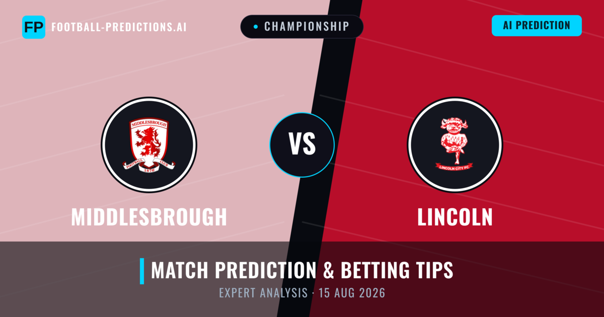 Middlesbrough vs Lincoln — match prediction & preview
