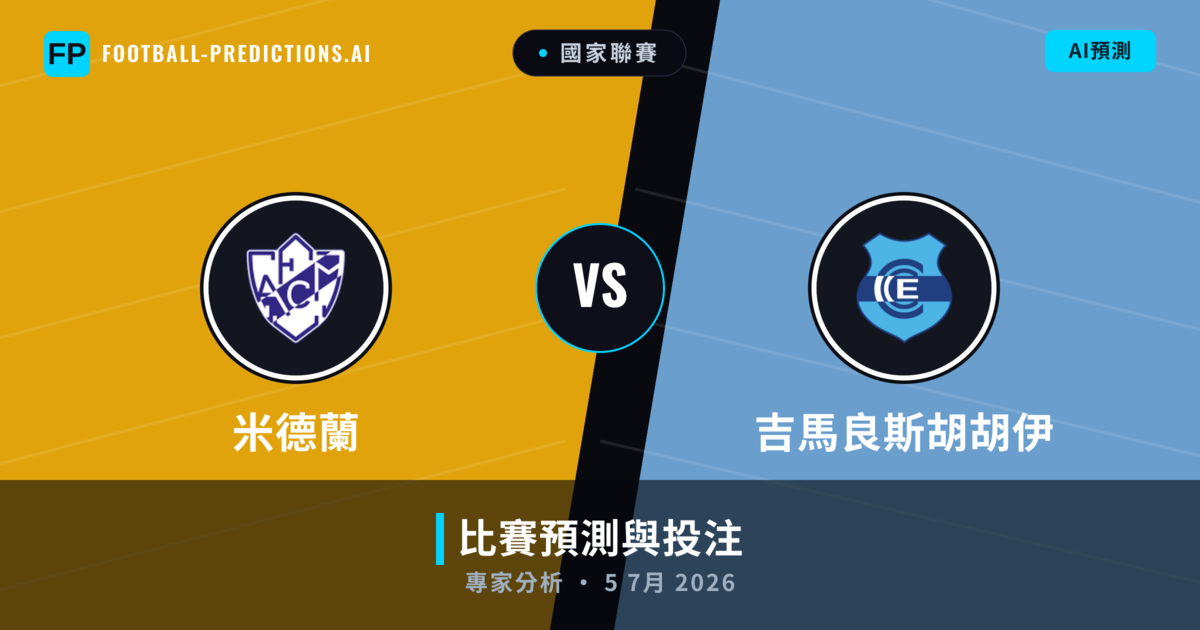 米德蘭 vs 吉馬良斯胡胡伊 — 比赛预测和前瞻