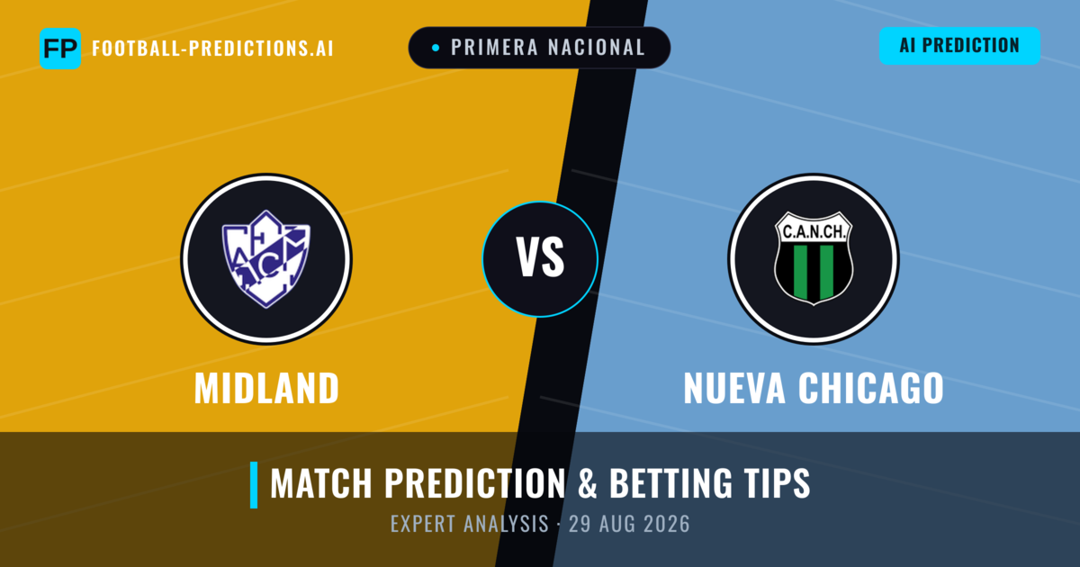 Midland vs Nueva Chicago — match prediction & preview