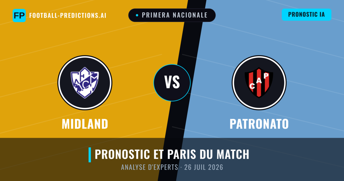 Midland vs Patronato — pronostic et avant-match