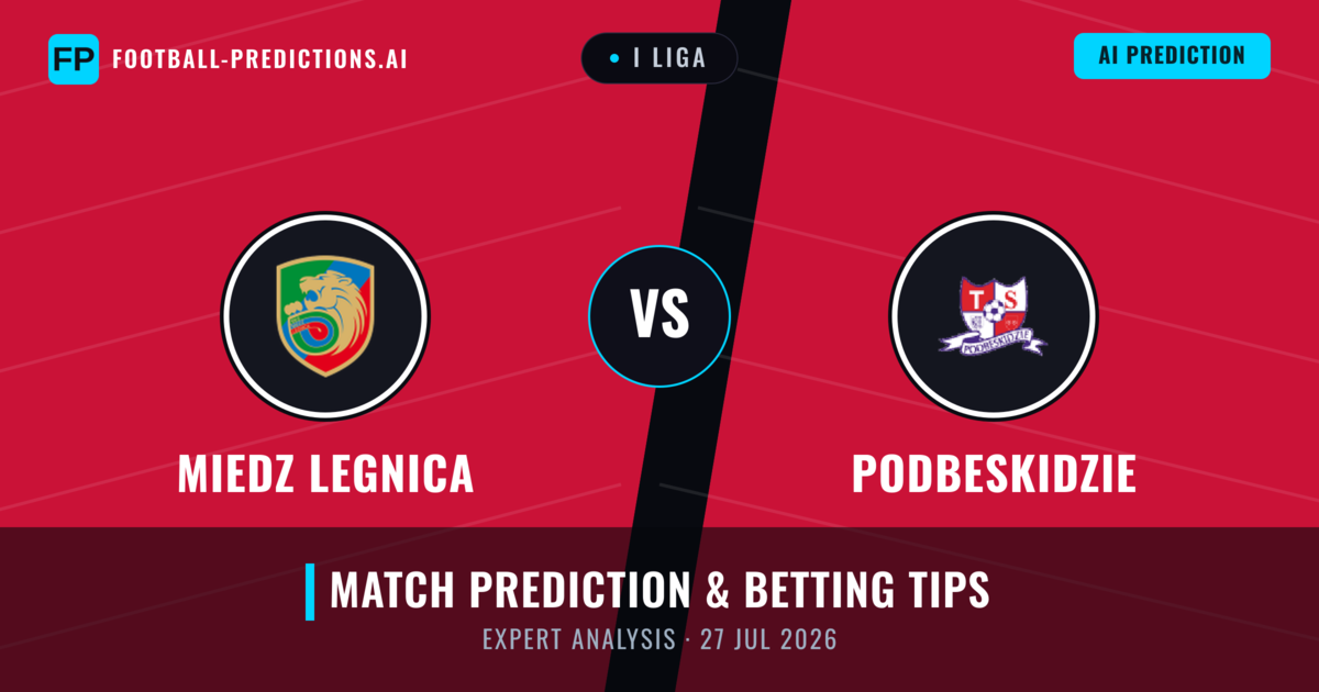 Miedz Legnica vs Podbeskidzie — match prediction & preview