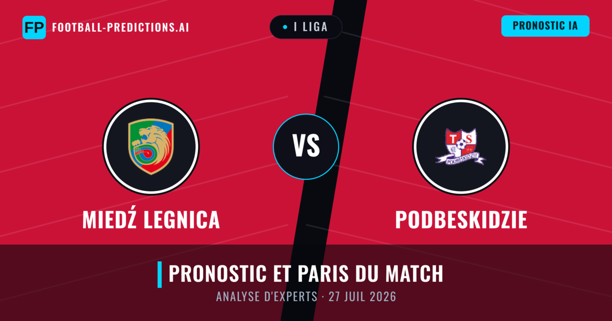 Miedź Legnica vs Podbeskidzie — pronostic et avant-match