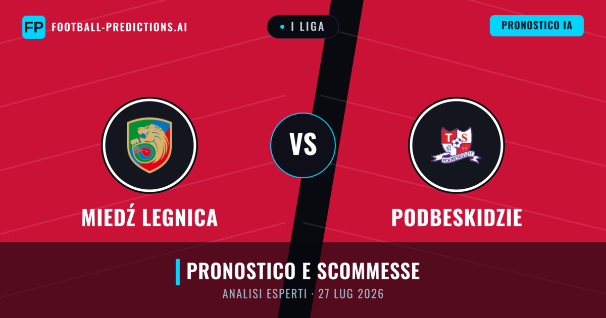 Miedź Legnica vs Podbeskidzie — pronostico e anteprima del match