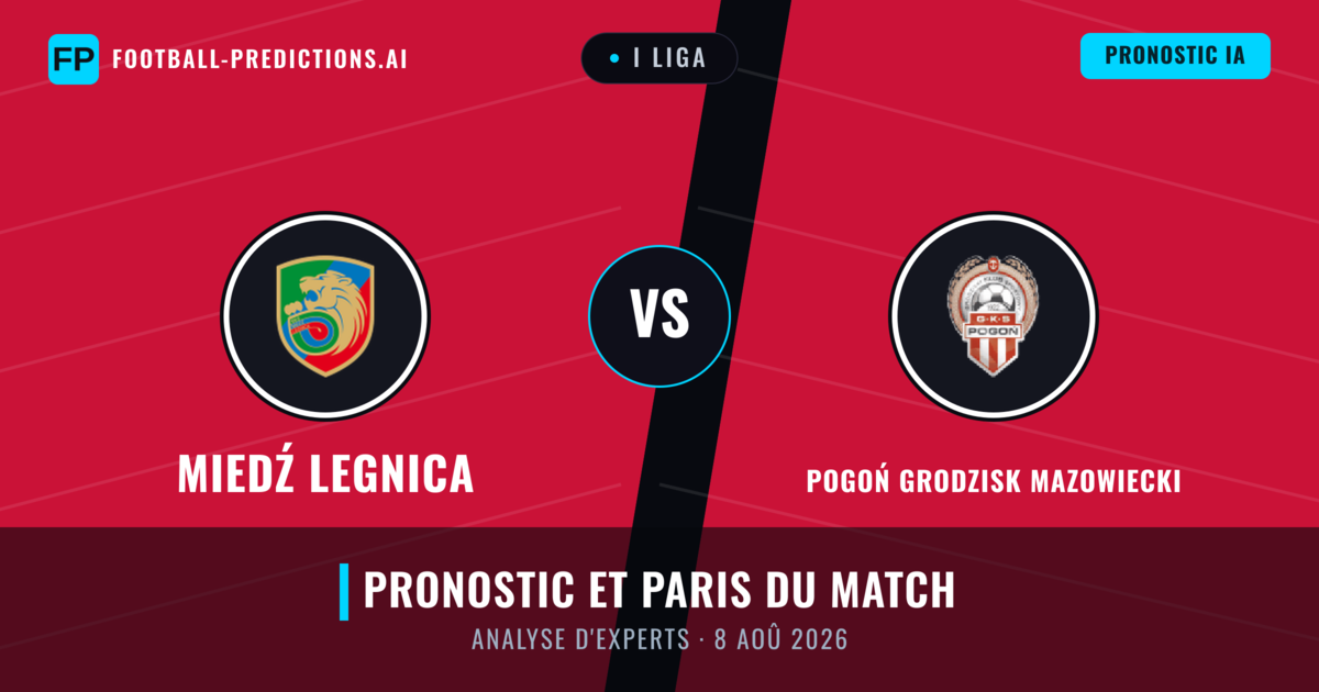Miedź Legnica vs Pogoń Grodzisk Mazowiecki — pronostic et avant-match