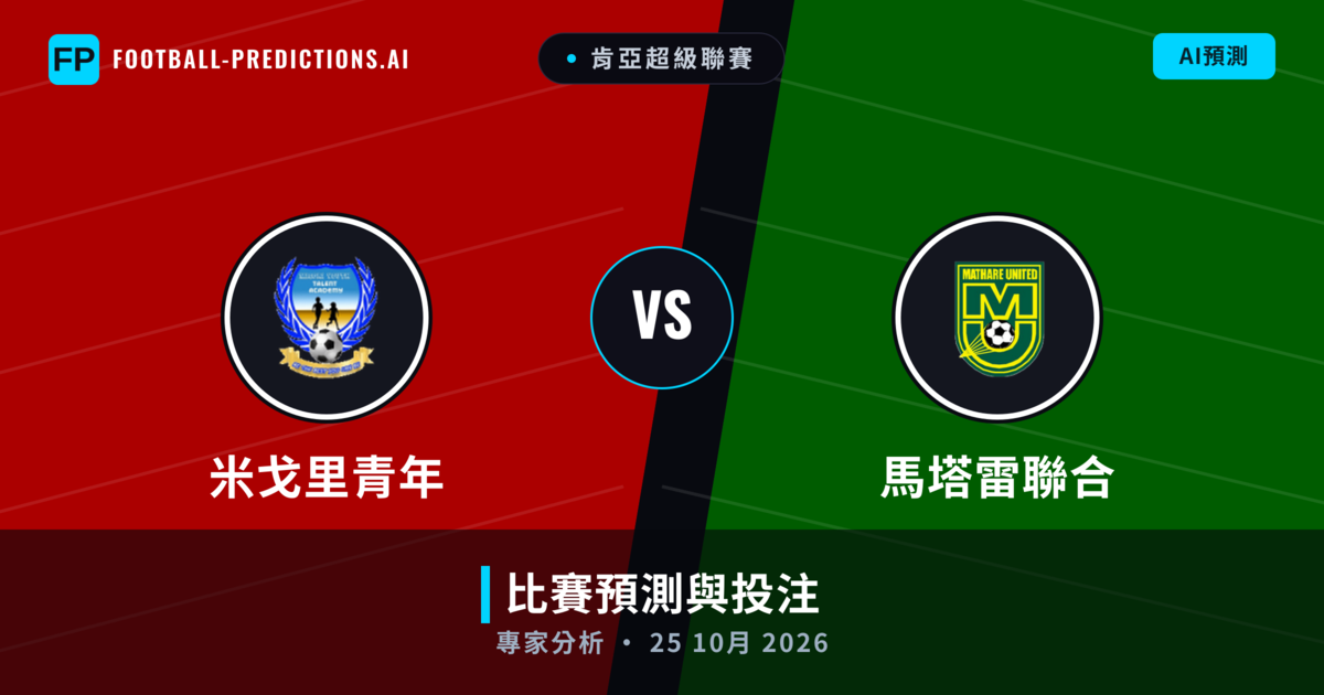 米戈里青年 vs 馬塔雷聯合 — 比赛预测和前瞻