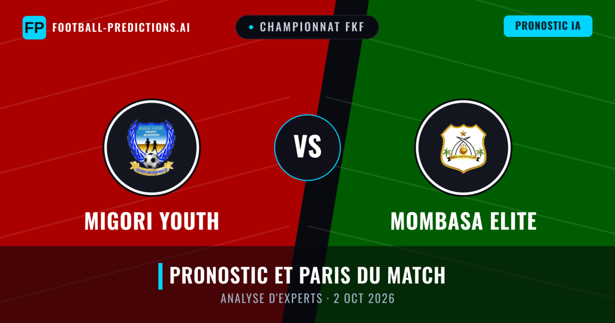 Migori Youth vs Mombasa Elite — pronostic et avant-match