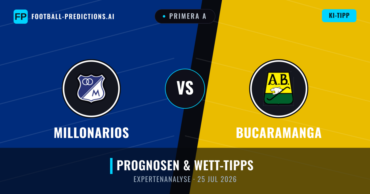 Millonarios vs Bucaramanga — Prognose und Spielvorschau