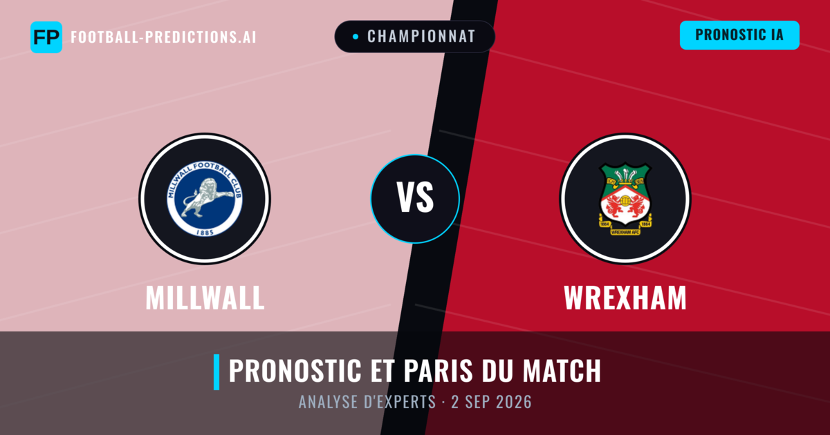 Millwall vs Wrexham — pronostic et avant-match