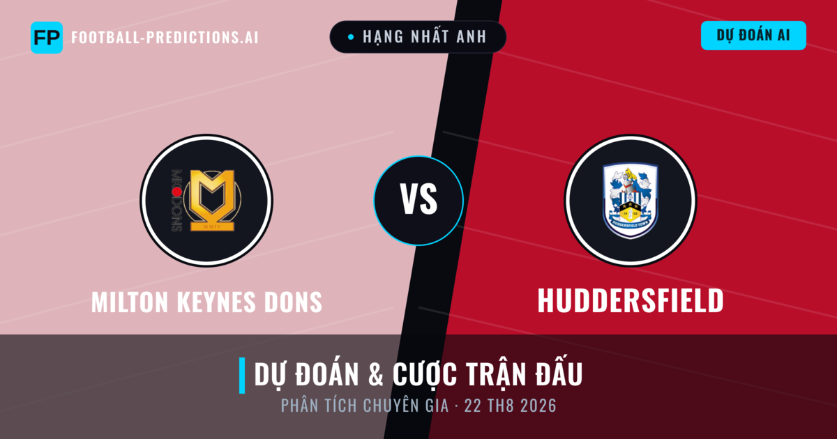 Milton Keynes Dons vs Huddersfield — dự đoán và xem trước trận đấu