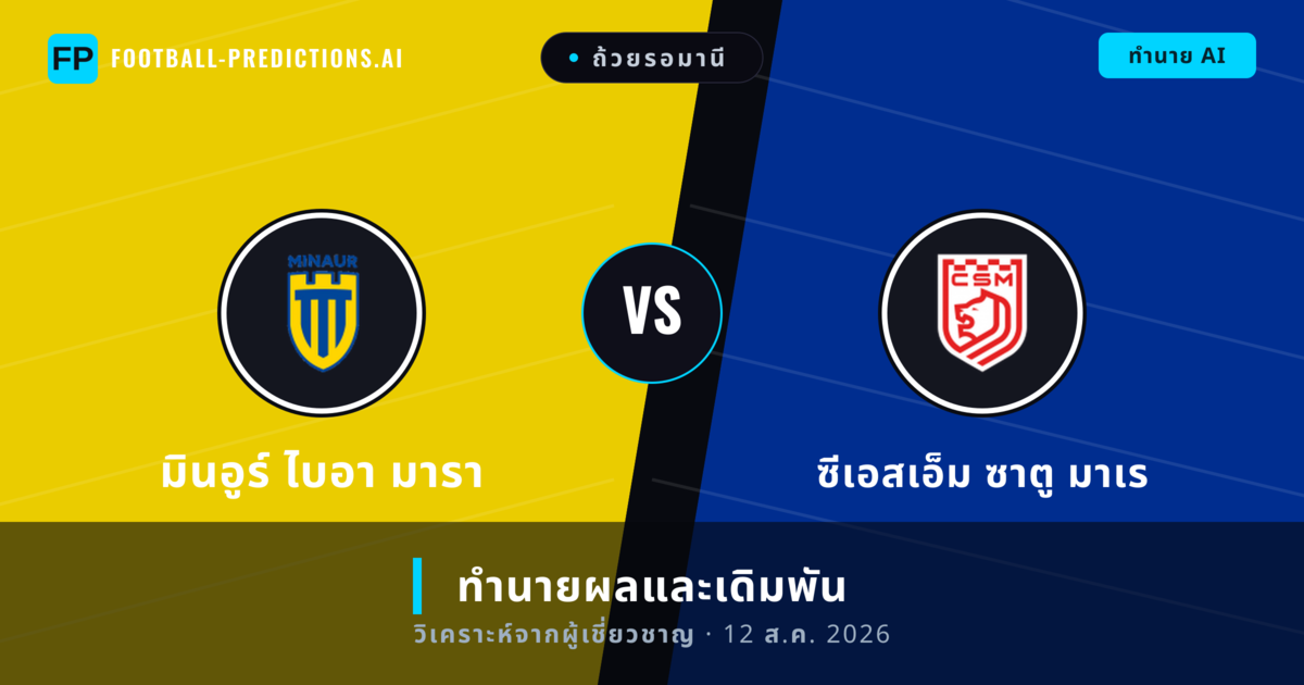 มินอูร์ ไบอา มารา พบ ซีเอสเอ็ม ซาตู มาเร — ทำนายผลและพรีวิวการแข่งขัน
