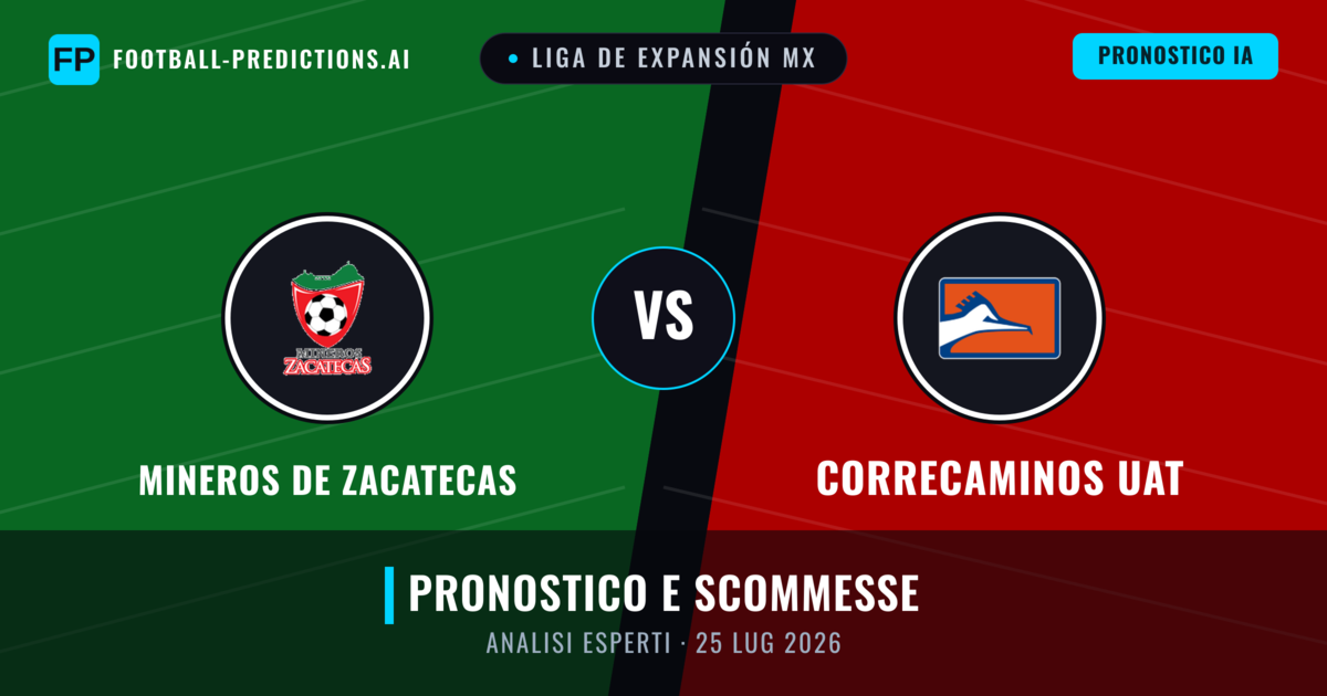 Mineros de Zacatecas vs Correcaminos UAT — pronostico e anteprima del match