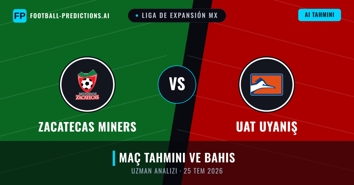 Zacatecas Miners - Uat Uyanış — maç tahmini ve önizleme