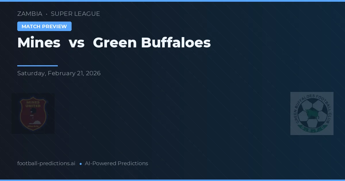 Mines vs Buffaloes de Green — pronostic et avant-match