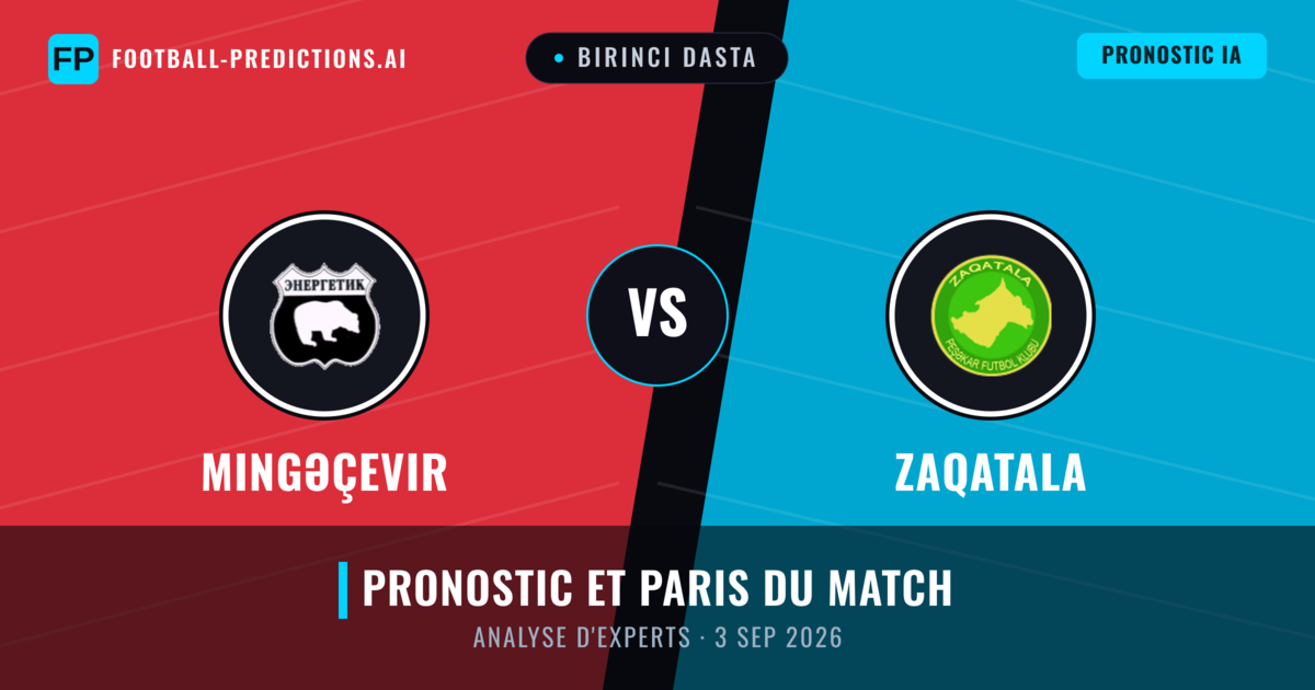 Mingəçevir vs Zaqatala — pronostic et avant-match