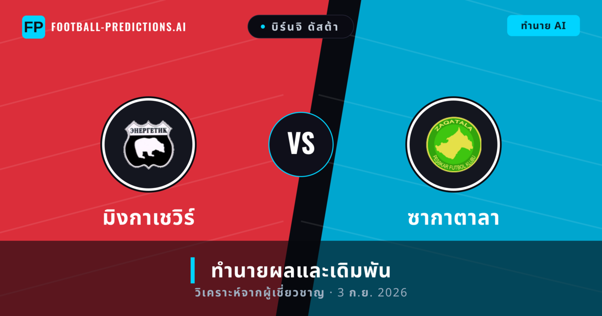 มิงกาเชวิร์ พบ ซากาตาลา — ทำนายผลและพรีวิวการแข่งขัน