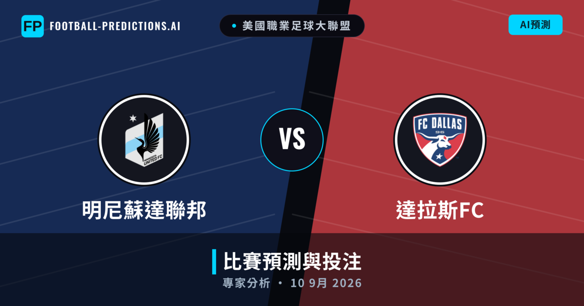 明尼蘇達聯邦 vs 達拉斯FC — 比赛预测和前瞻