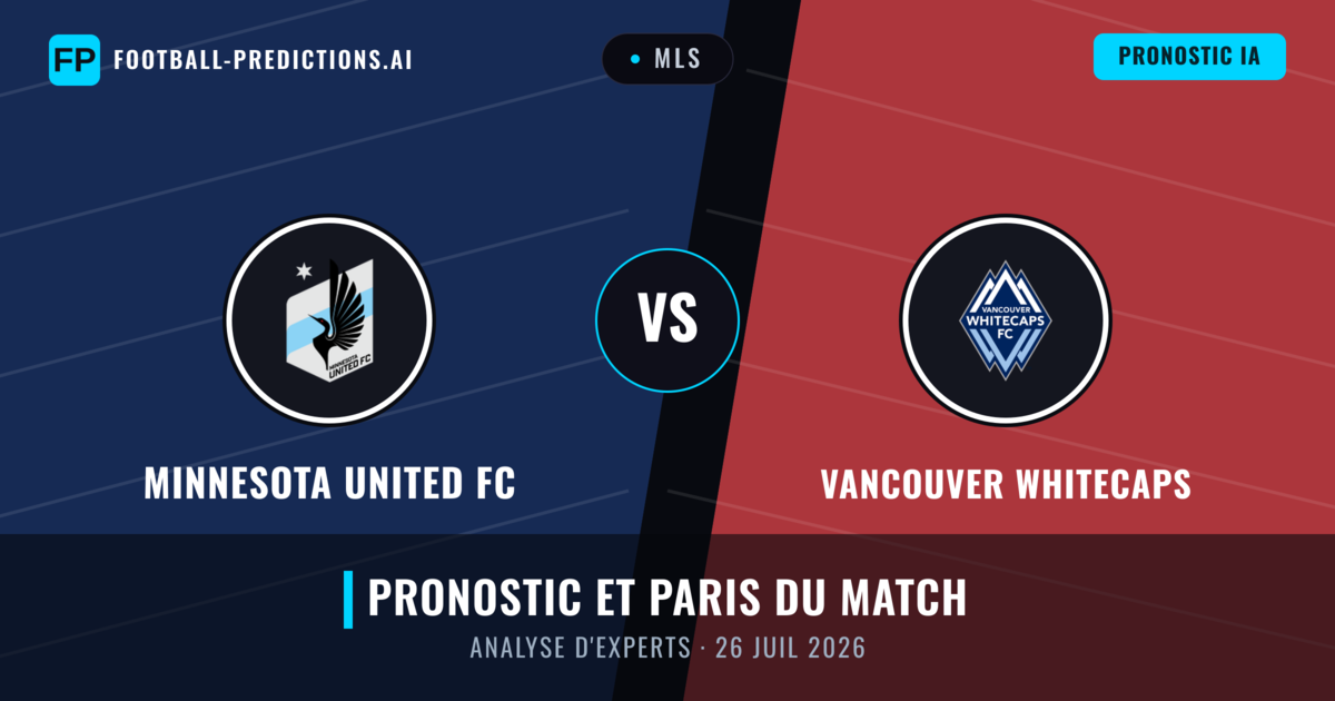 Minnesota United FC vs Vancouver Whitecaps — pronostic et avant-match