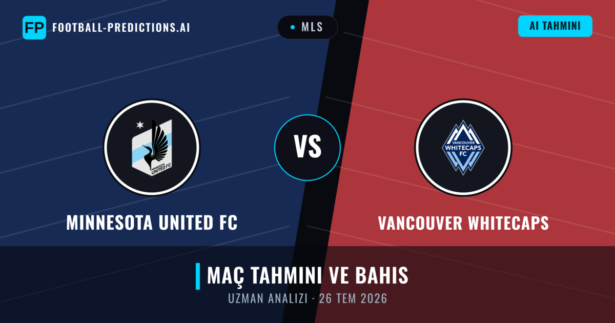 Minnesota United FC - Vancouver Whitecaps — maç tahmini ve önizleme