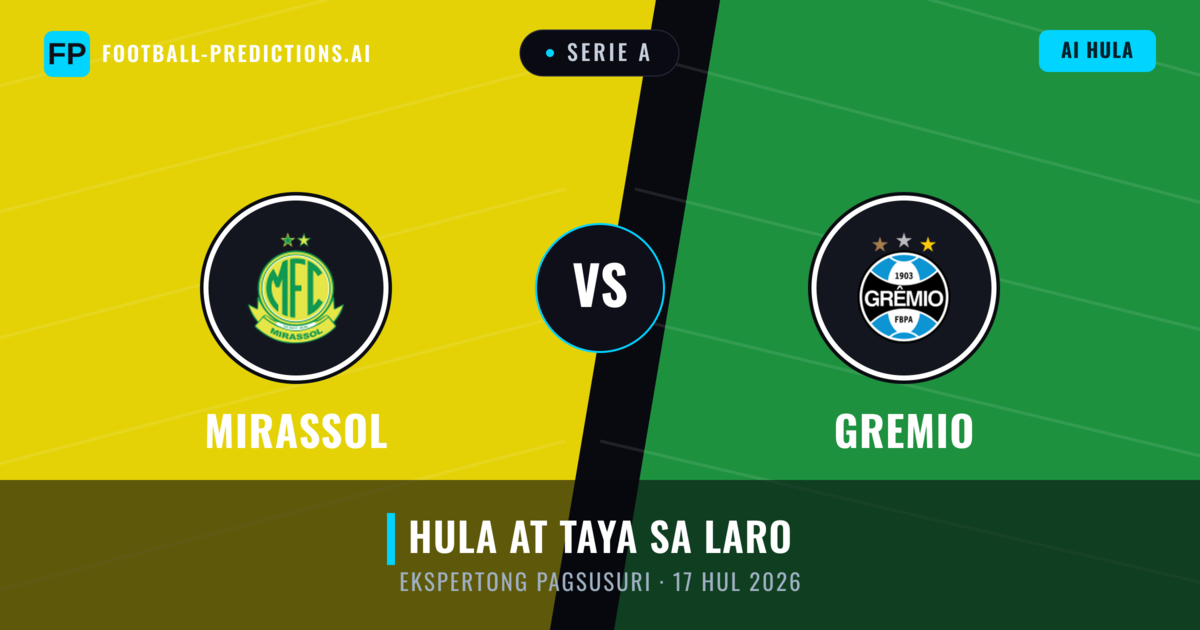 Mirassol vs Gremio — hula at preview ng laban