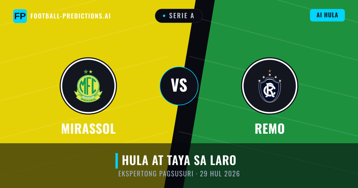 Mirassol vs Remo — hula at preview ng laban
