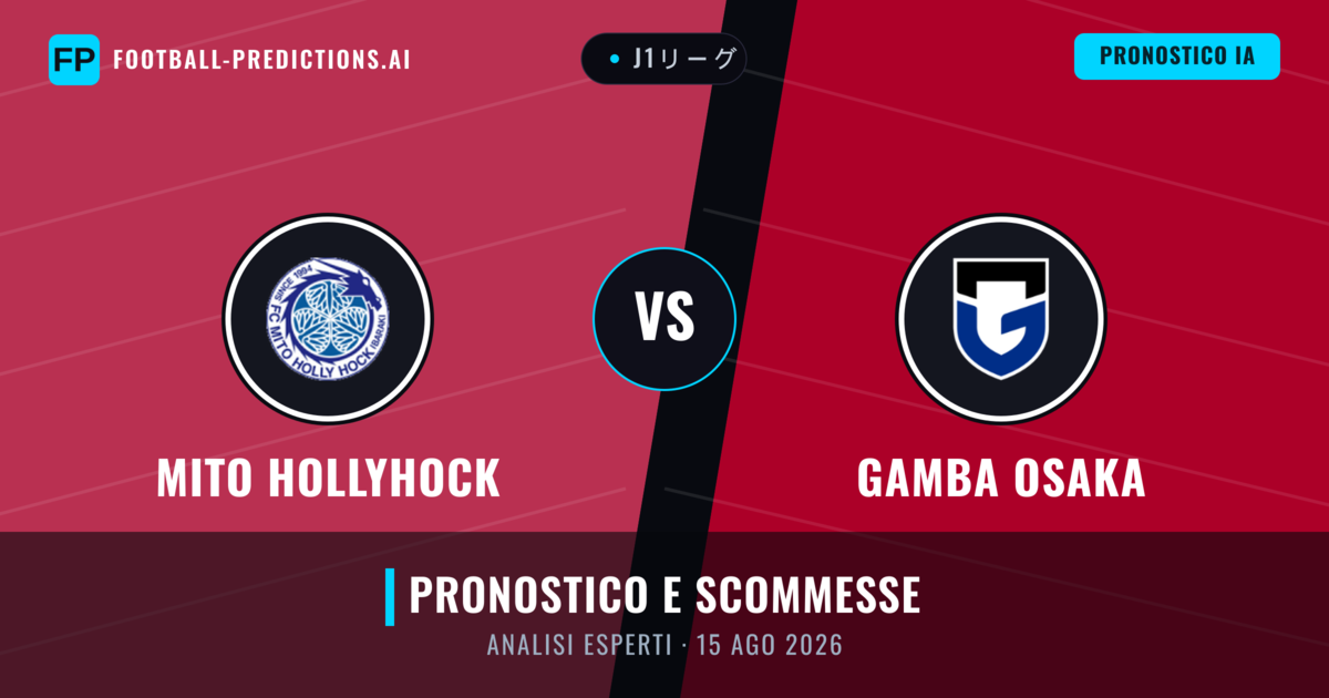 Mito HollyHock vs Gamba Osaka — pronostico e anteprima del match
