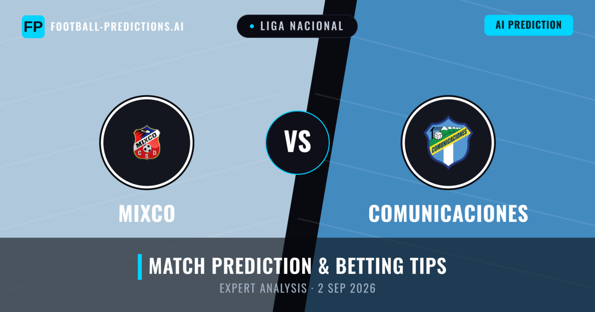 Mixco vs Comunicaciones — match prediction & preview