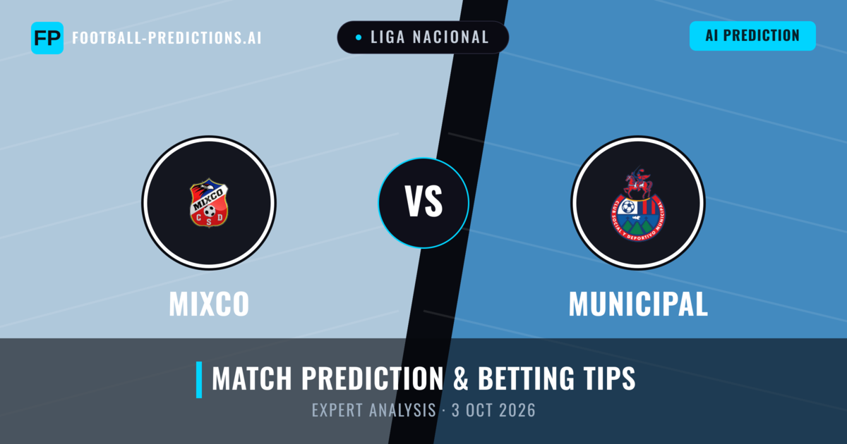Mixco vs Municipal — match prediction & preview