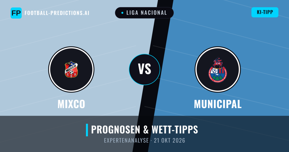 Mixco vs Municipal — Prognose und Spielvorschau