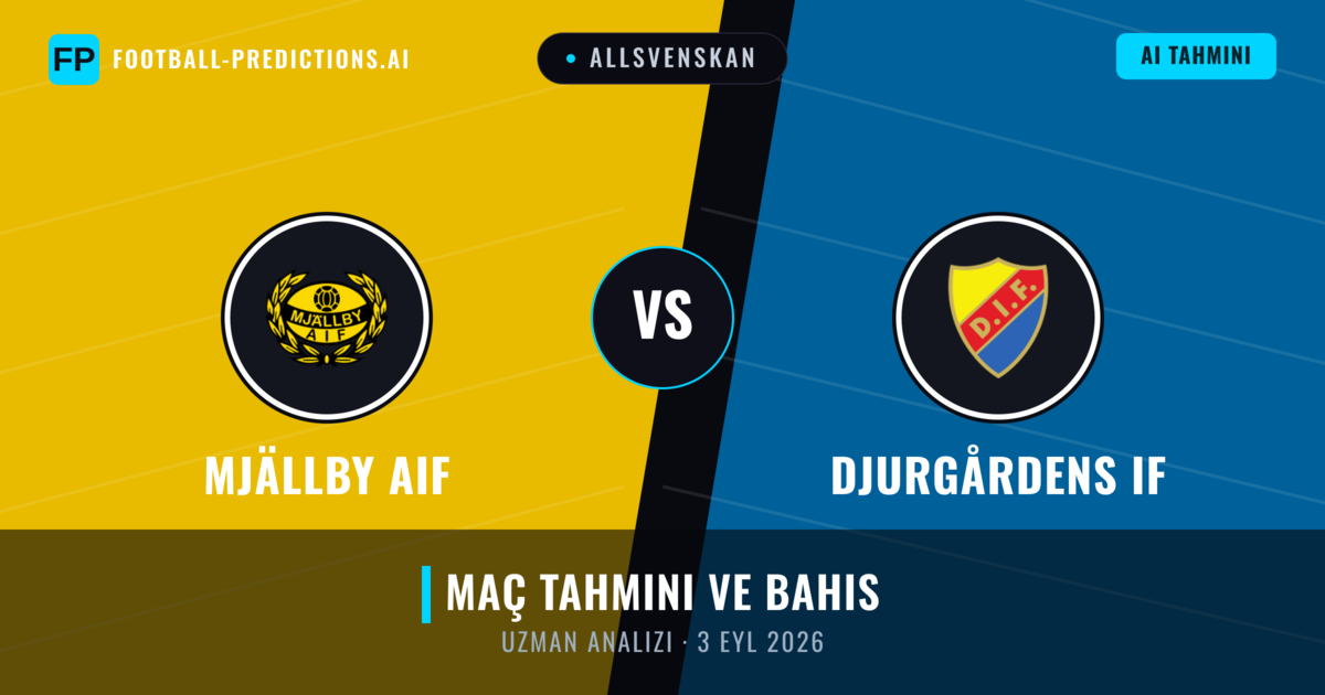 Mjällby AIF - Djurgårdens IF — maç tahmini ve önizleme