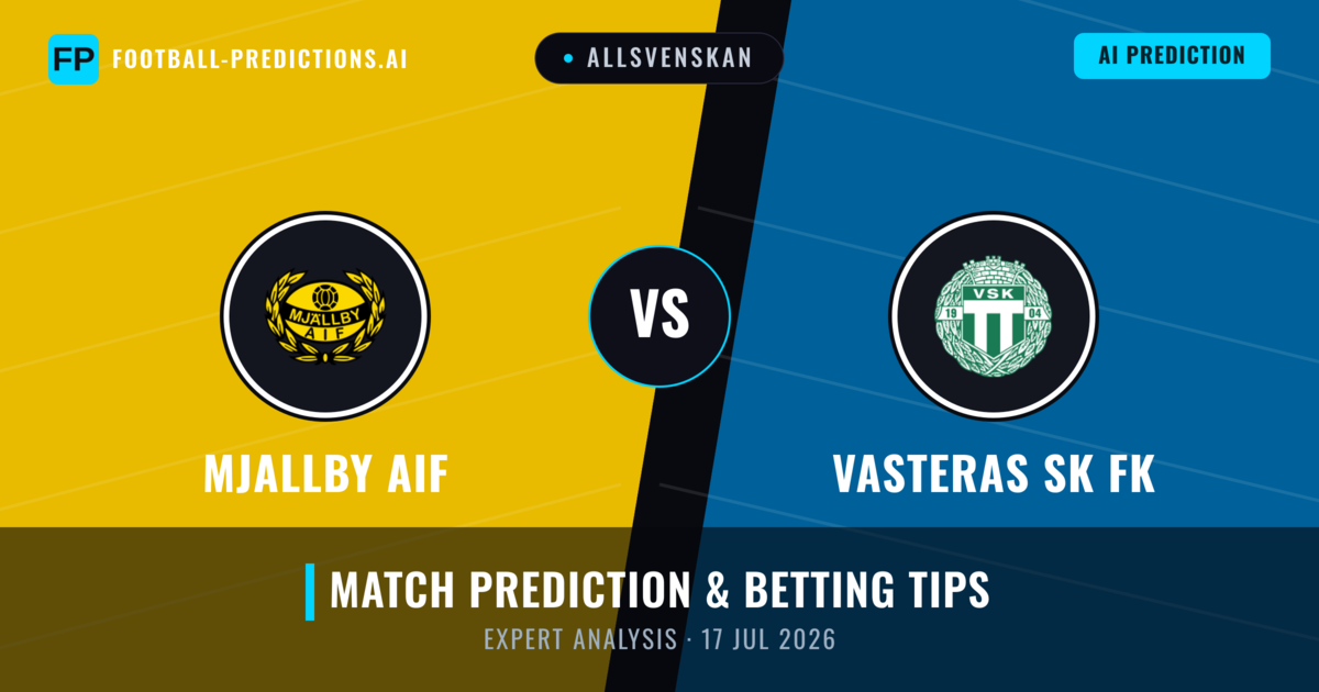 Mjallby AIF vs Vasteras SK FK — match prediction & preview