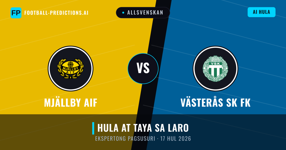 Mjällby AIF vs Västerås SK FK — hula at preview ng laban