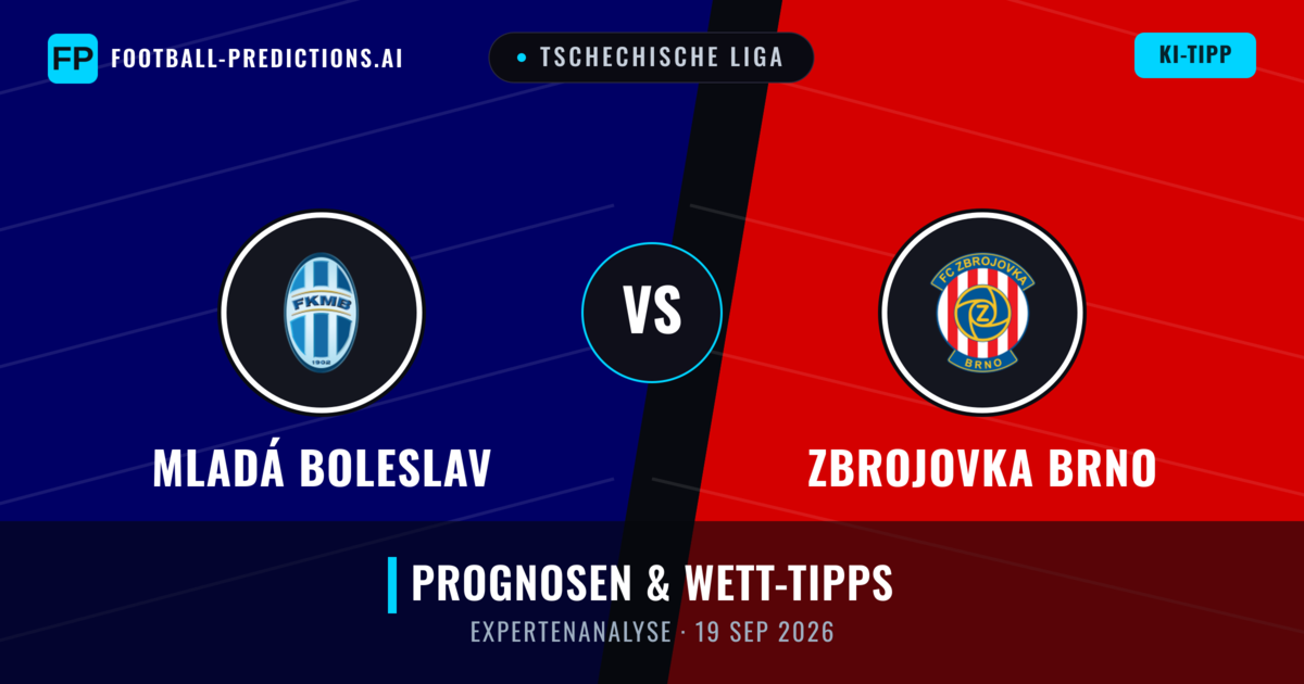 Mladá Boleslav vs Zbrojovka Brno — Prognose und Spielvorschau
