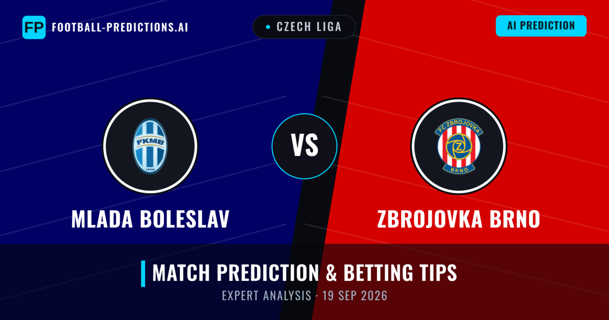 Mlada Boleslav vs Zbrojovka Brno — match prediction & preview
