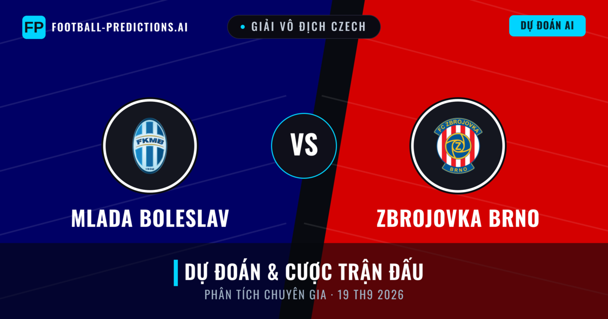 Mlada Boleslav vs Zbrojovka Brno — dự đoán và xem trước trận đấu