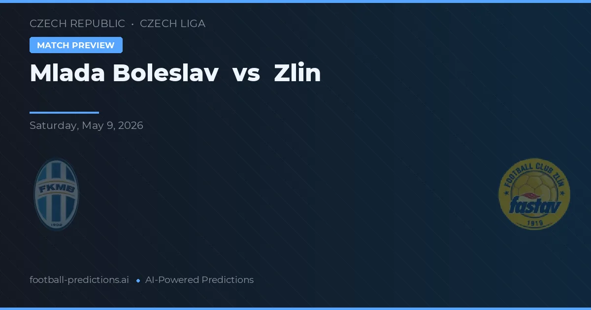 Mladá Boleslav vs Zlín — hula at preview ng laban