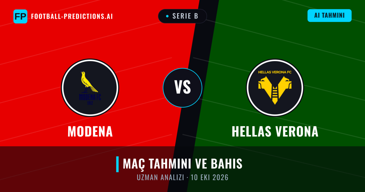 Modena - Hellas Verona — maç tahmini ve önizleme