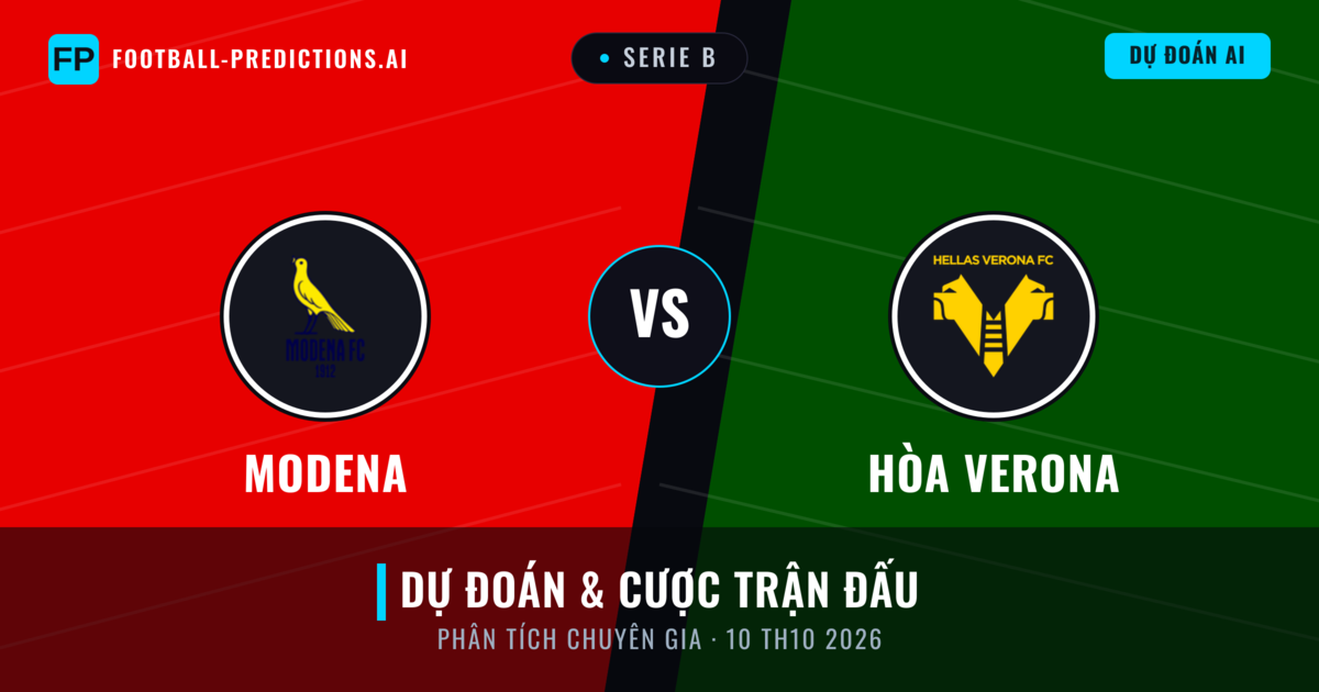 Modena vs Hòa Verona — dự đoán và xem trước trận đấu
